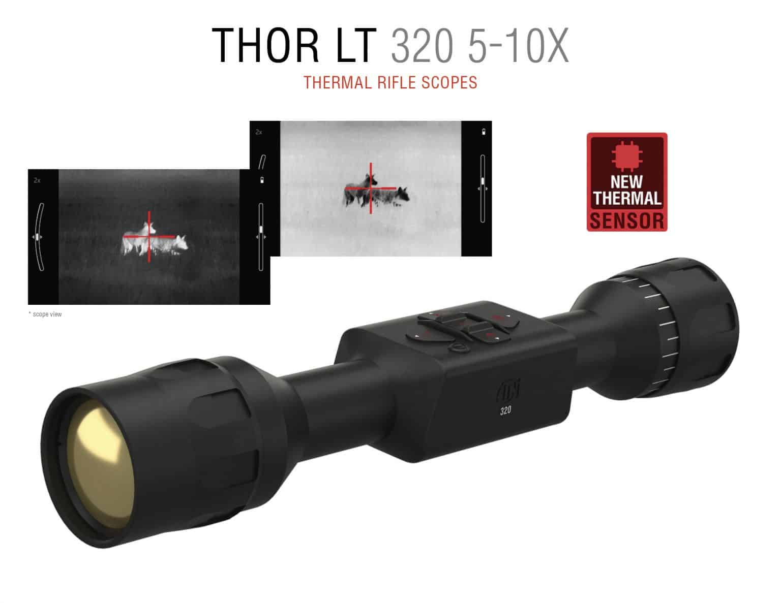 ATN THOR LT 320 5-10X Thermal Rifle Scope - Predator Hunter Outdoors