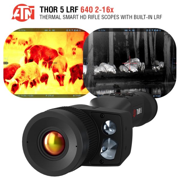 ATN Thor 5 LRF 640 2-16x Thermal Scope