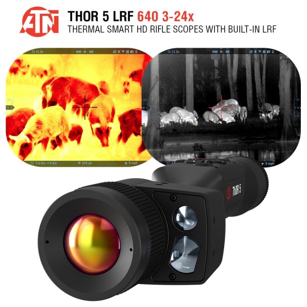 ATN Thor 5 LRF 640 3-24x Thermal Scope