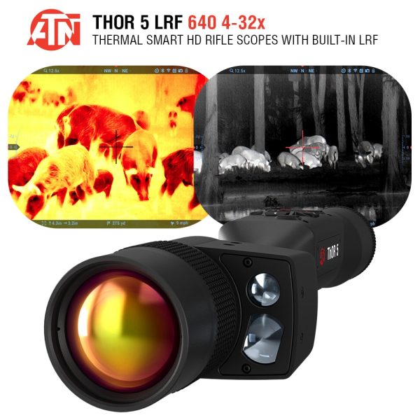 ATN Thor 5 LRF 640 4-32x Thermal Scope