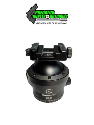 Sunwayfoto XB60 / 60mm Hunting / Shooting Ball Head with Picatinny / Arca Swiss Adapter Clamp