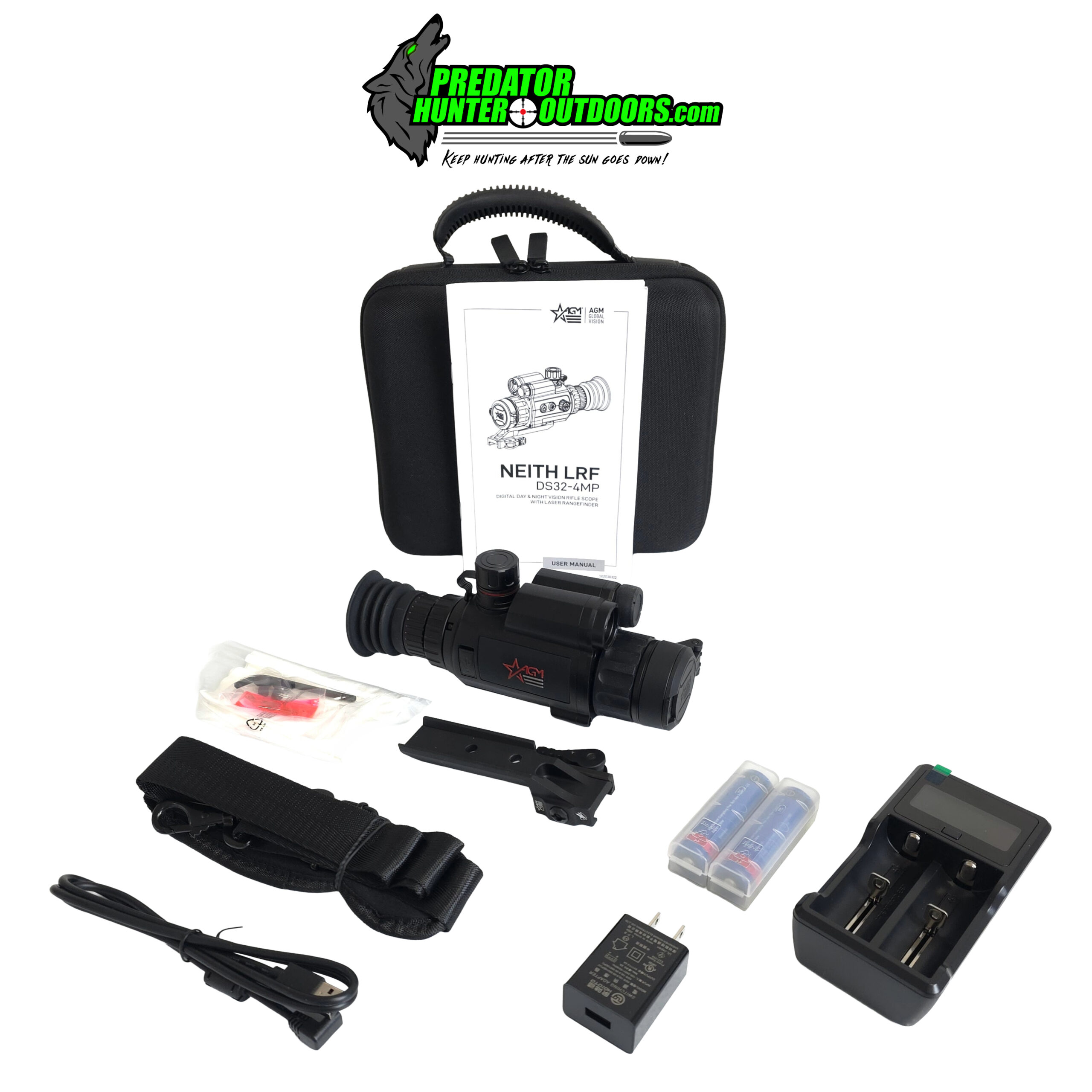 AGM Neith LRF DS32-4MP Digital Weapon Sight