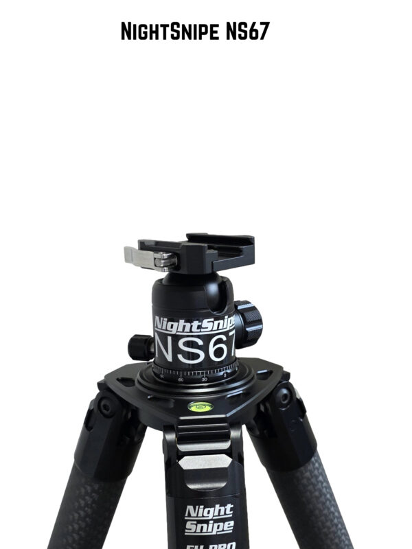 NightSnipe Elite Hunter PRO Carbon Fiber Hunting Tripod