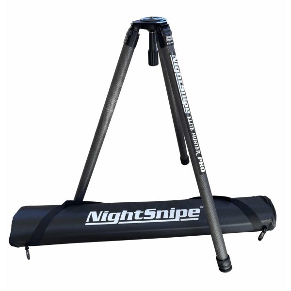 NightSnipe Elite Hunter PRO Carbon Fiber Hunting Tripod