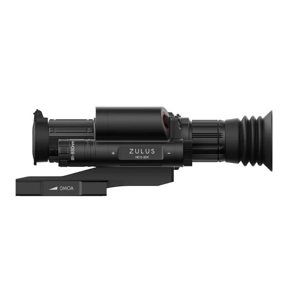 DNT Optics ZULUS HD ZHD520R 5-20X Digital Night Vision Scope with Laser Rangefinder and Ballistic Calculator