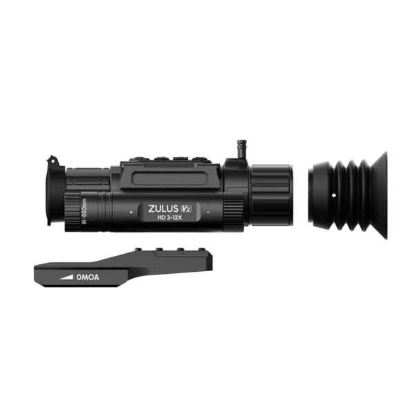 DNT Optics ZULUS HD ZHD312 V2 3–12x Digital Night Vision Scope – FREE 2x Extra 21700 Batteries & 4-Port Charger - Image 6