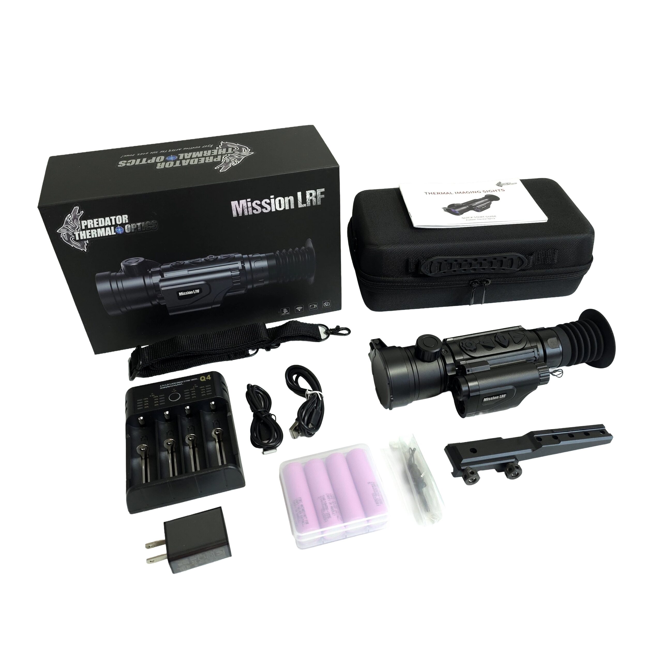 Predator Thermal Optics Mission LRF 35-640 Laser Rangefinder Thermal Riflescope (Free Additional Batteries and Charger!) - DEMO UNIT "USED"