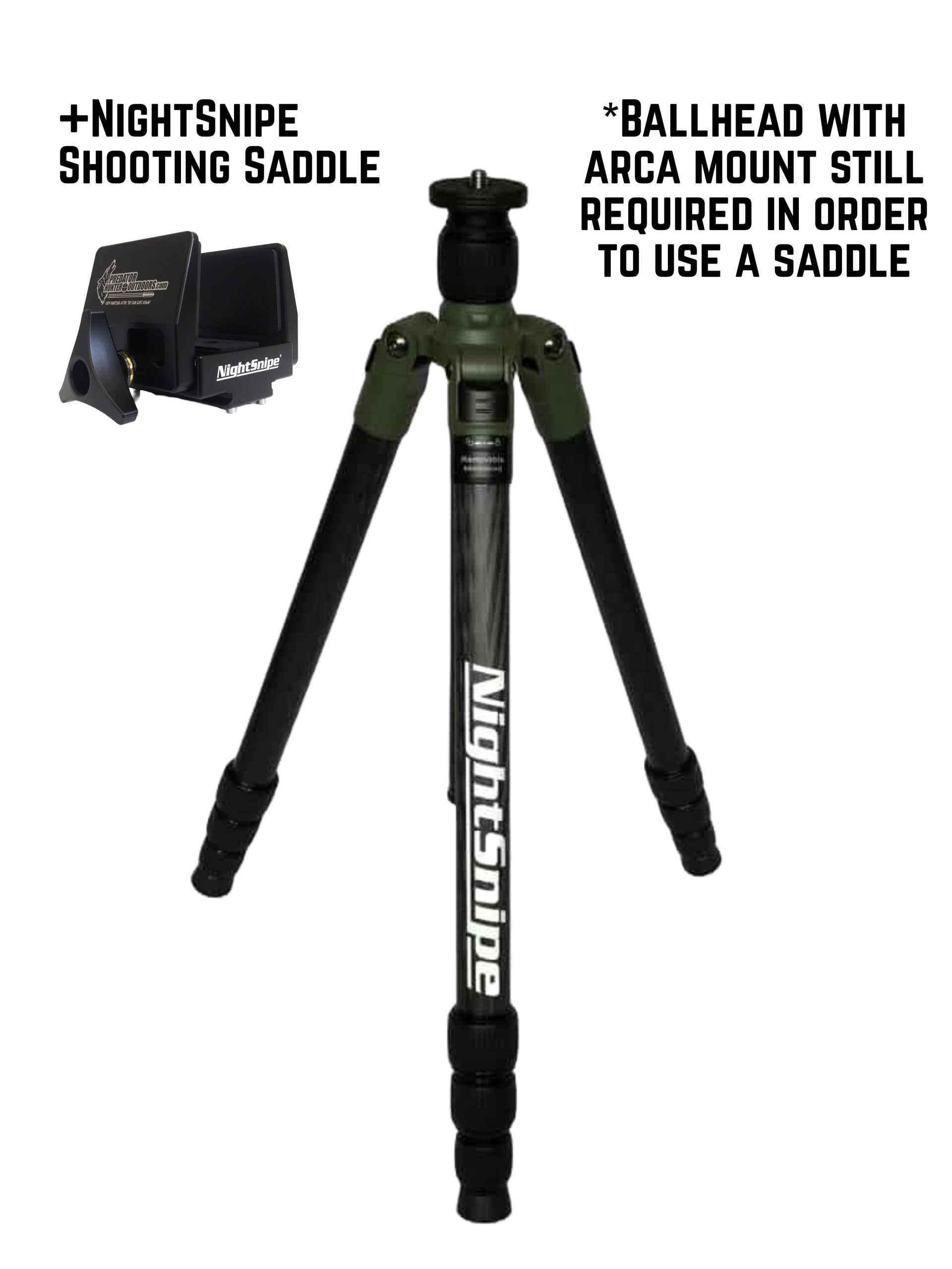 NightSnipe Tournament Hunter Carbon Fiber Tripod