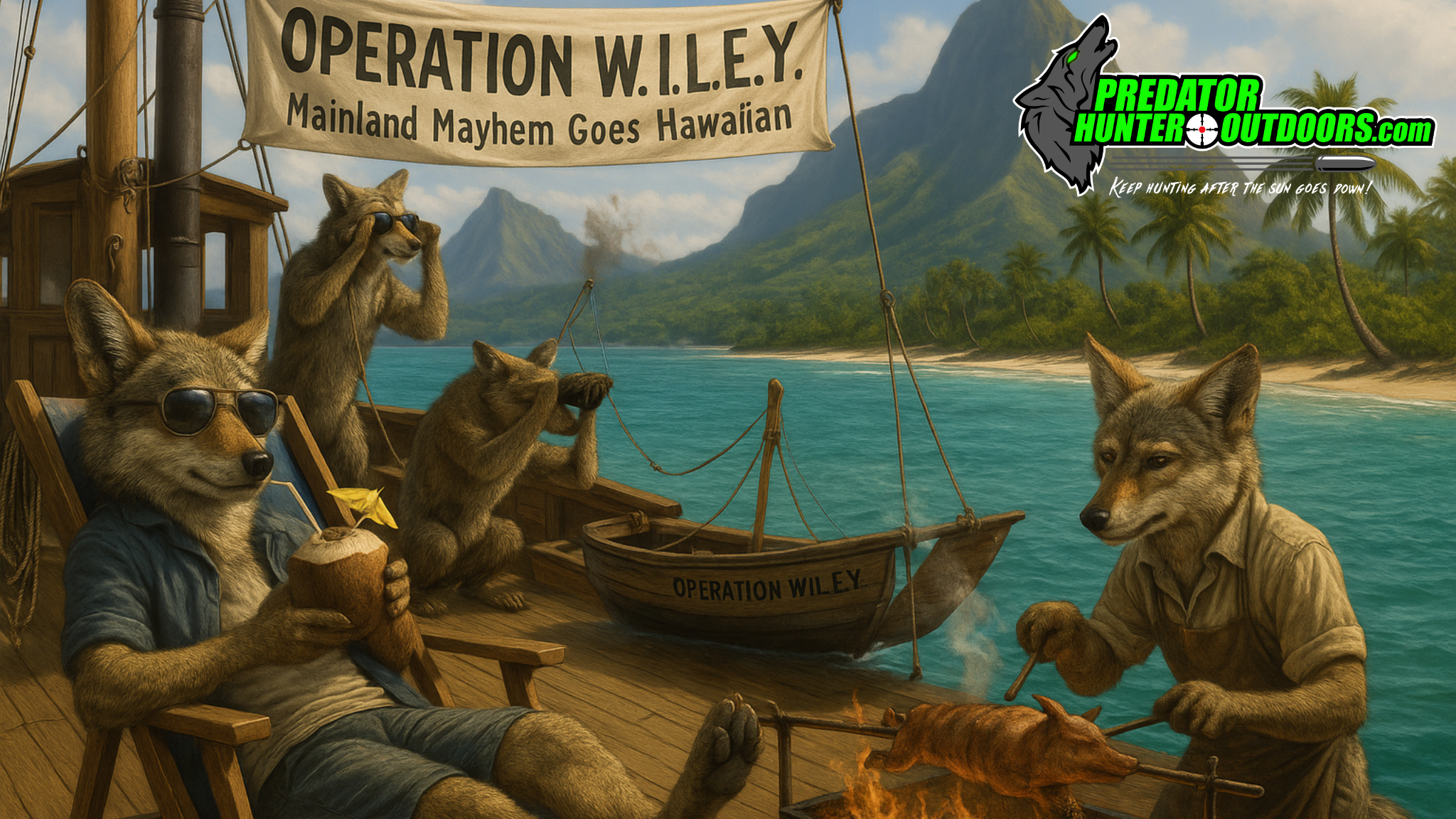 Coyote Hunting in Hawaii