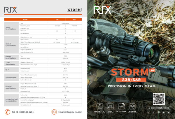 RIX Storm S3R Thermal Riflescope (Free 10hr Battery Pack – $150 Value!) - Image 8