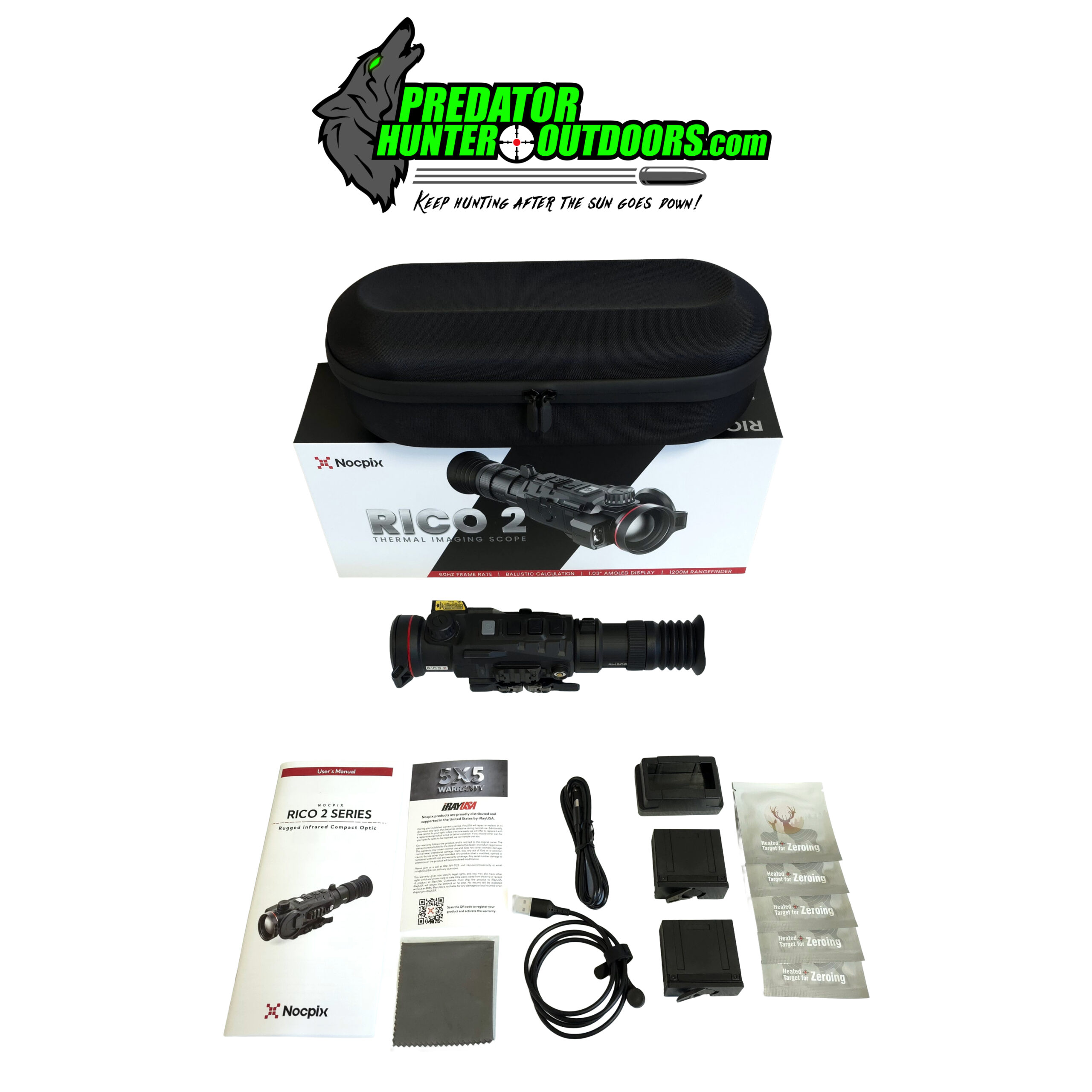 Nocpix RICO 2 H50R LRF Thermal Weapon Sight