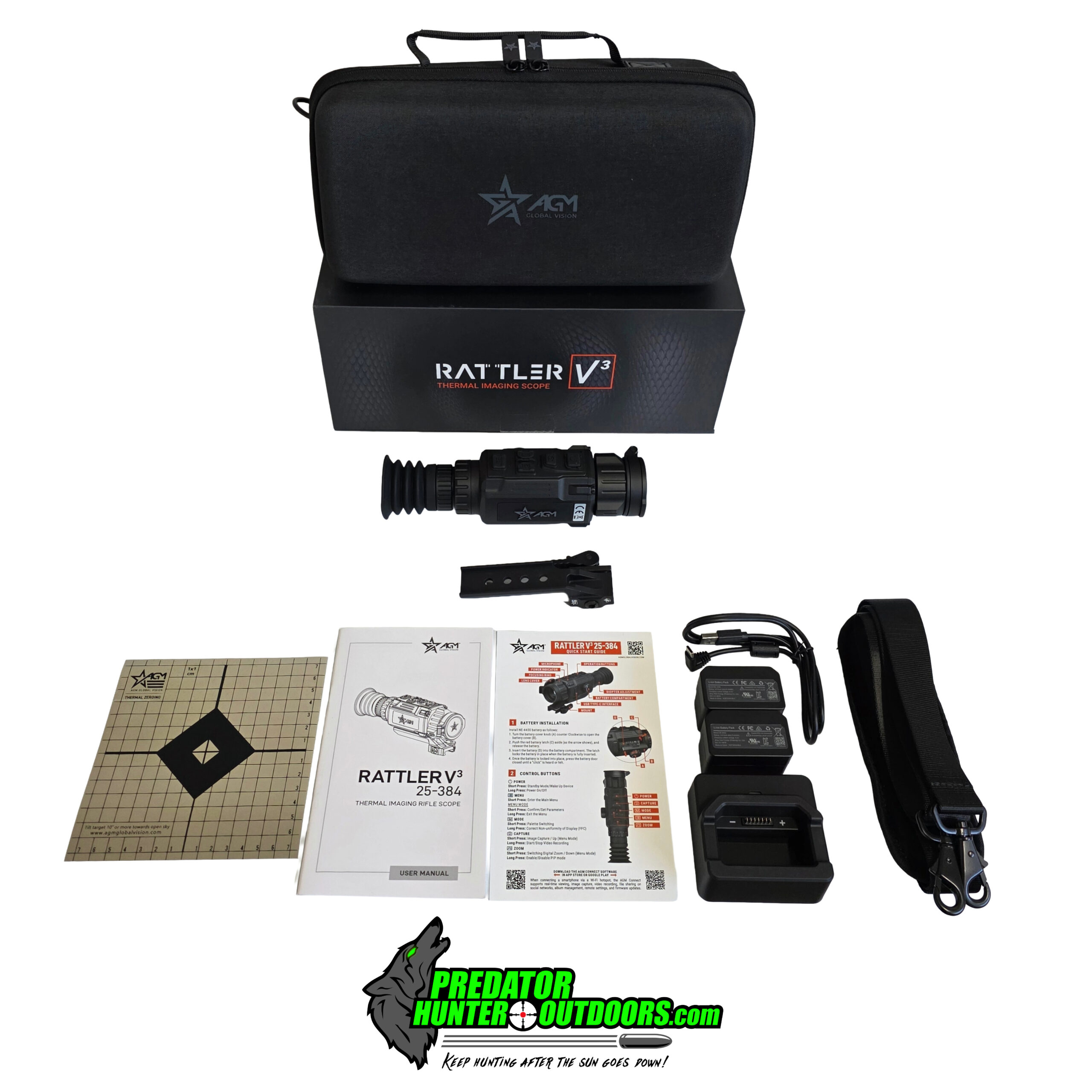 AGM Rattler V3 25-384 Thermal Weapon Sight