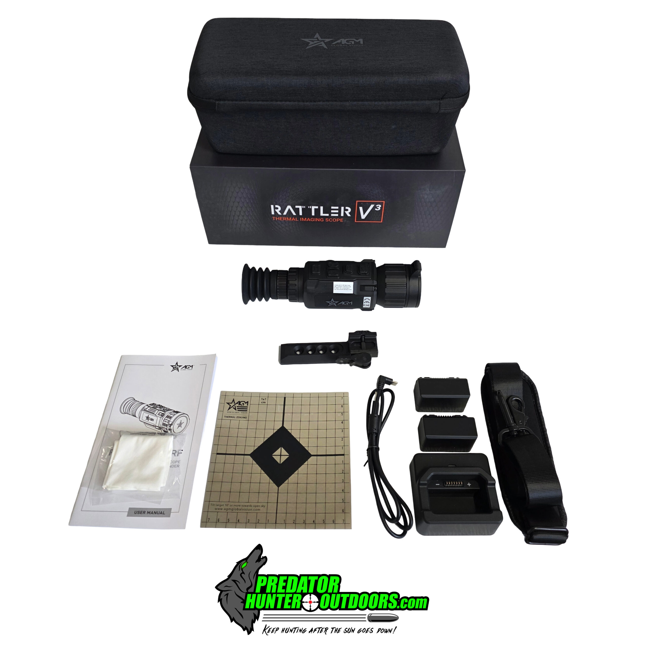 AGM Rattler V3 LRF 35-384 Thermal Weapon Sight