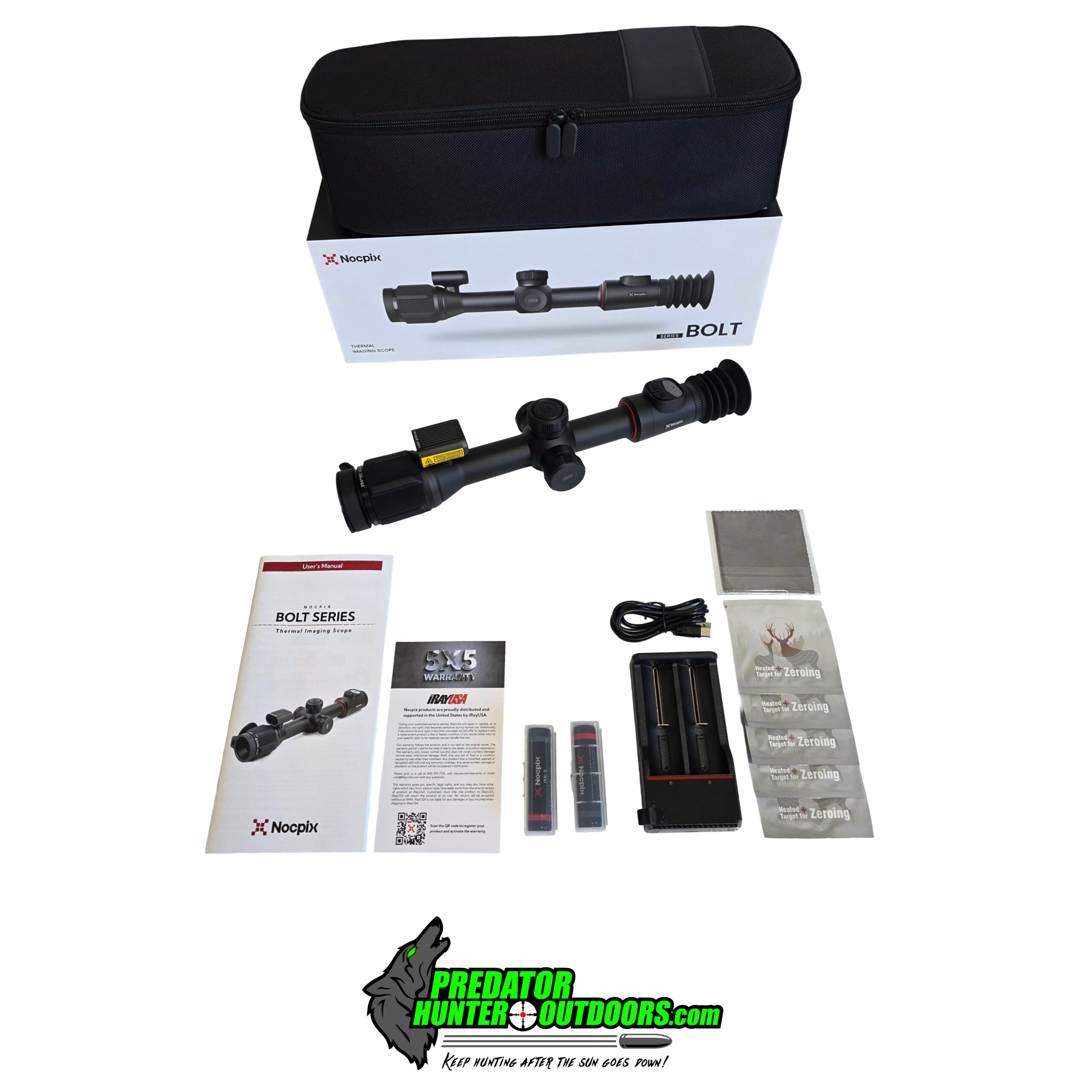 Nocpix BOLT P25R LRF Thermal Optic 3.5X 256x192 25mm