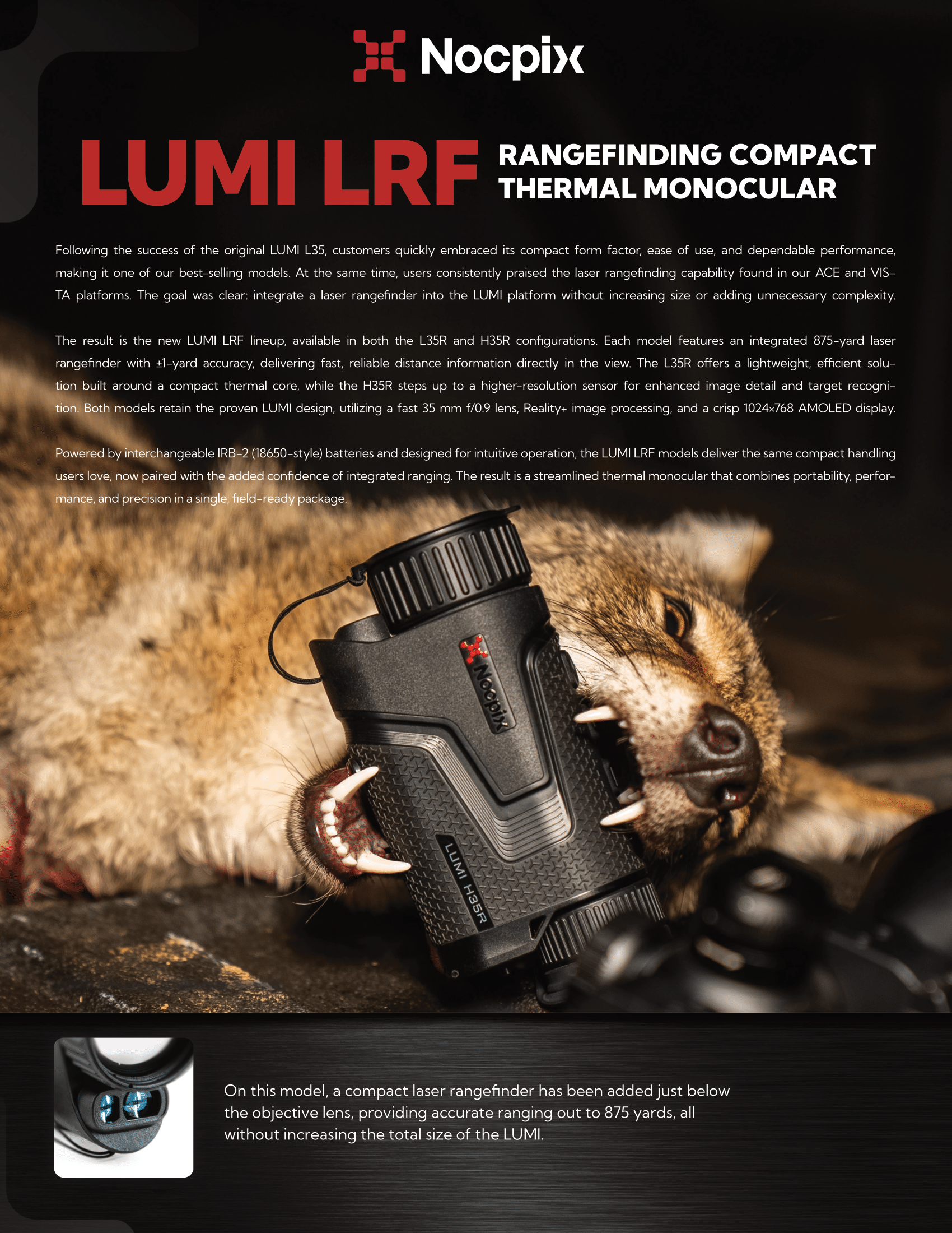 Nocpix LUMI H35R Thermal Monocular
