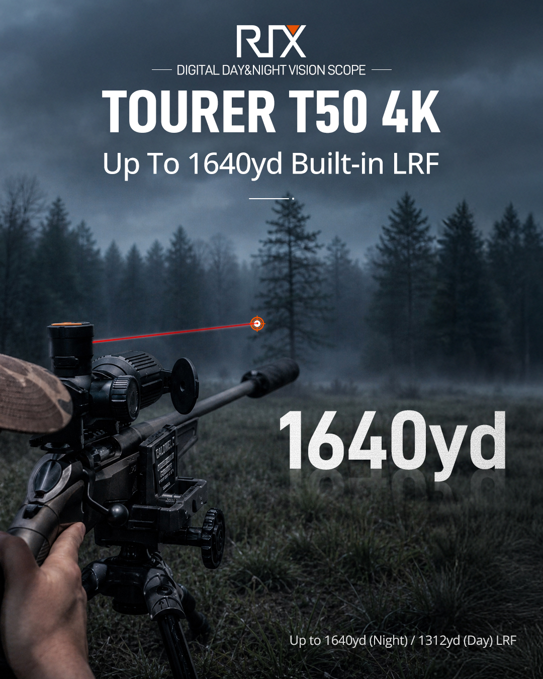 RIX Tourer T50 4K Digital Day & Night Vision Scope