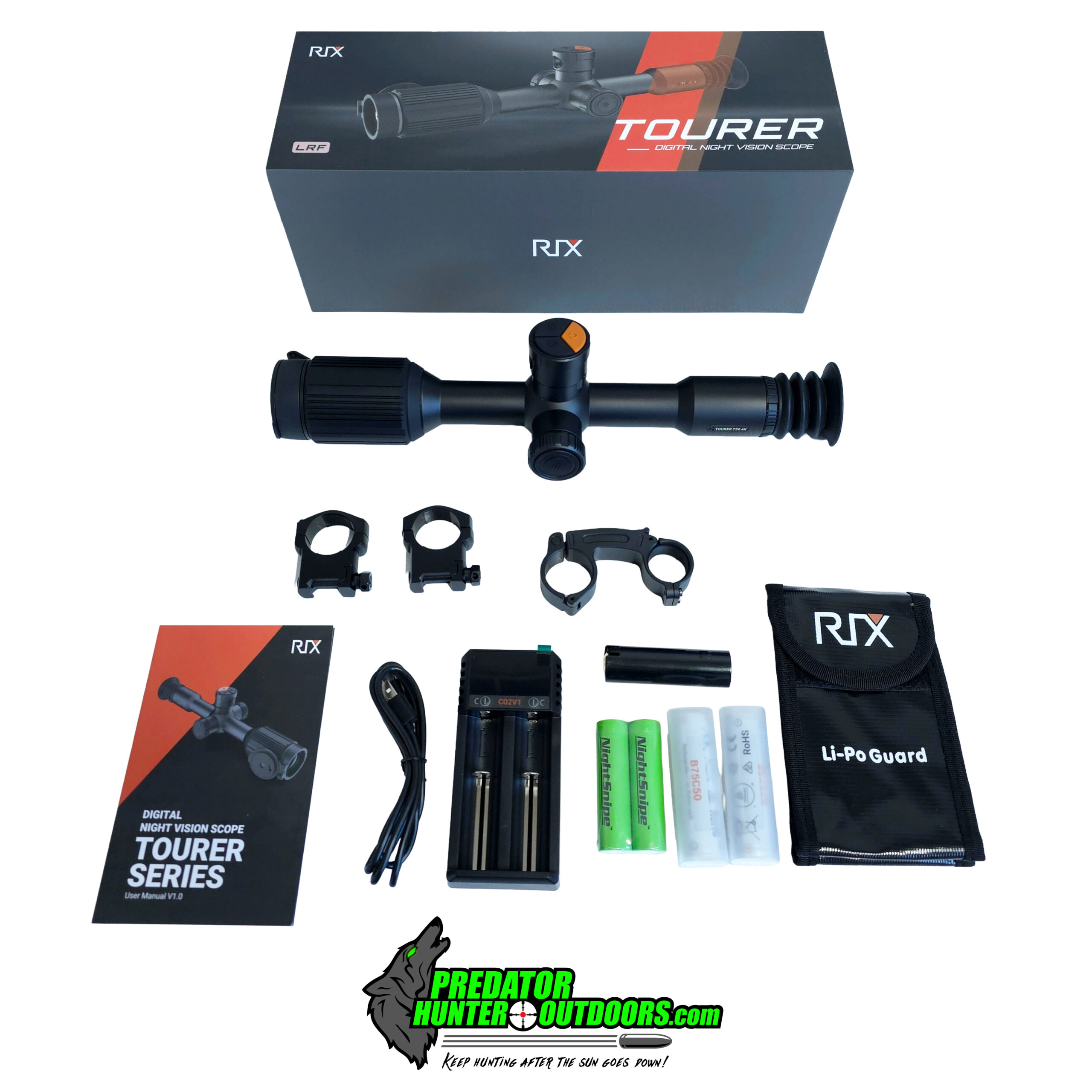 RIX Tourer T50 4K Digital Day & Night Vision Scope