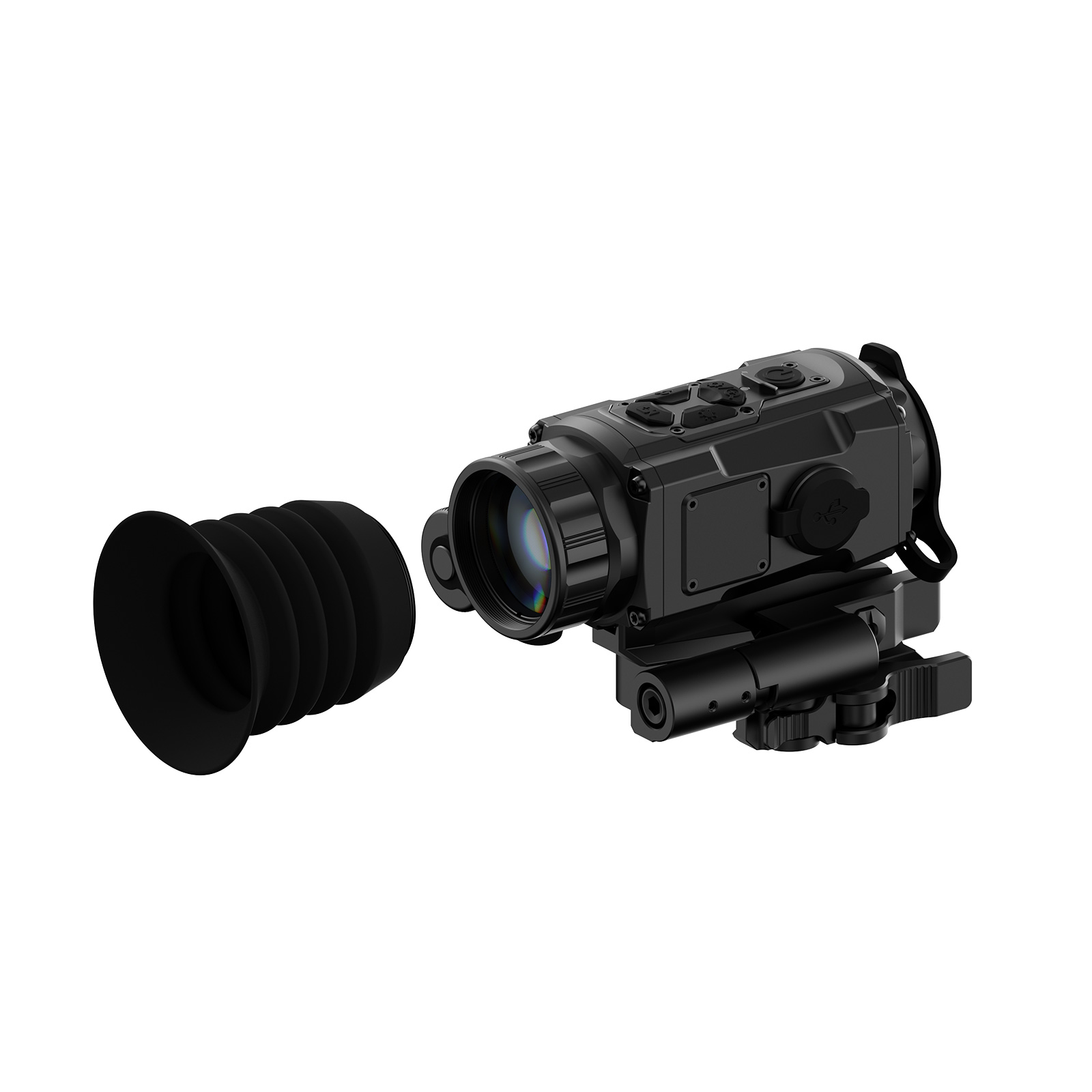 DNT Hydra Mini HS210M Multi-Function Thermal Scope - Helmet Mounted, Standalone Scope, Clip-On, Handheld Monocular