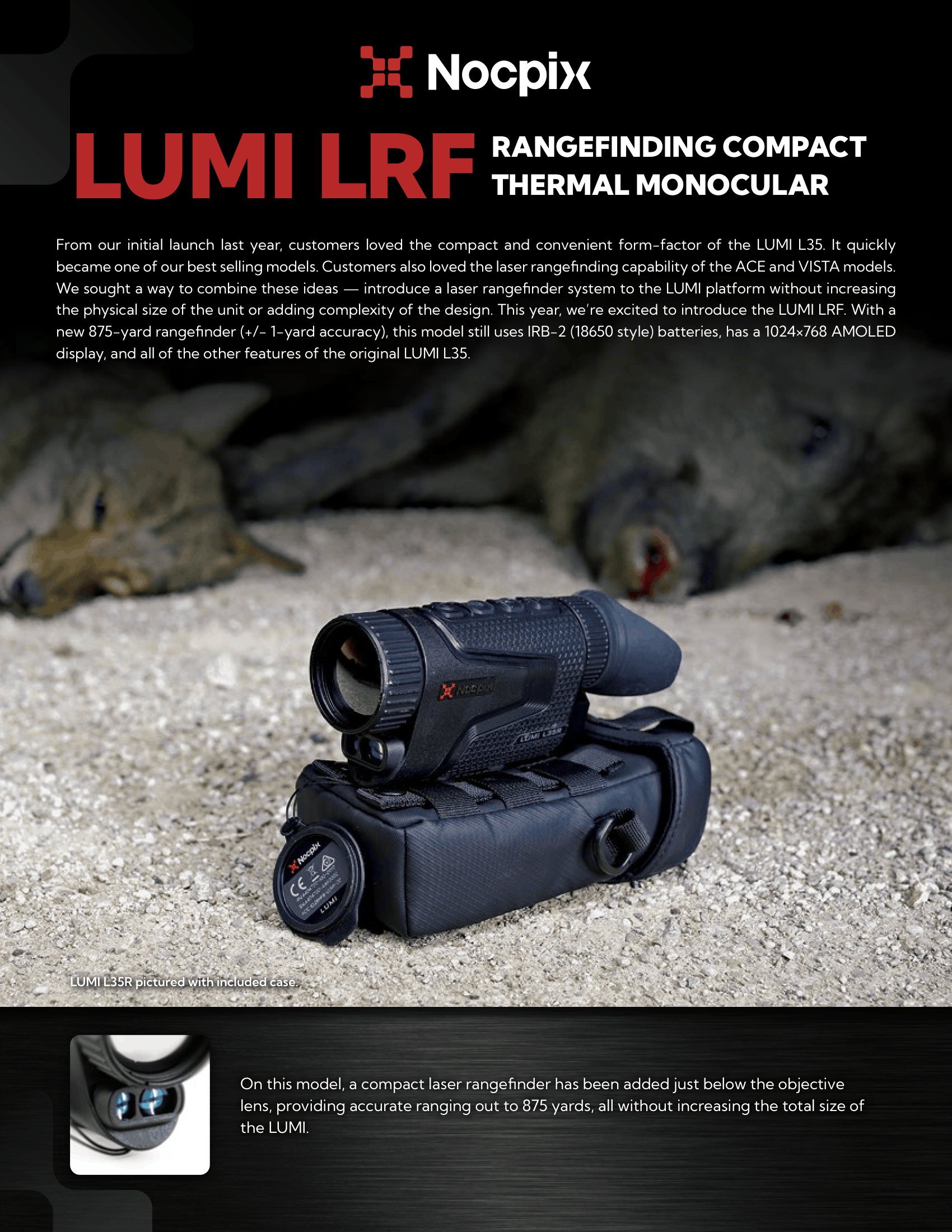 Nocpix LUMI L35R Thermal Monocular Info